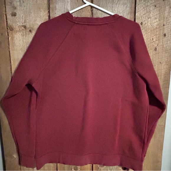 Brunette The Label Red Crew Neck Sweater - Picture 2 of 6